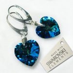 SWAROVSKI SREBRNE mindjuše 1cm (BB2)